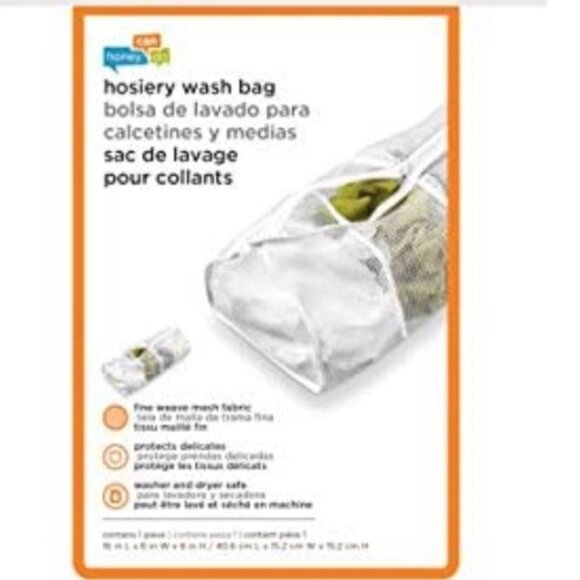 Honey-Can-Do Hosiery Laundry Wash Bags 4 Compartments Zippered 2 Piece Set NEW - Picture 6 of 14